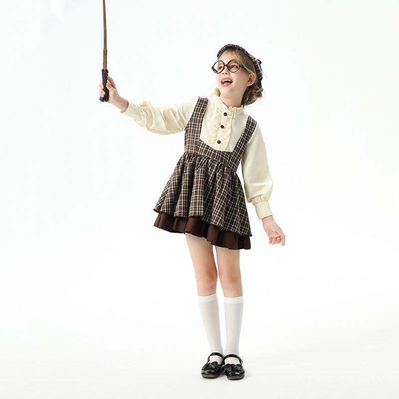20.26 million Halloween Children's Clothing Parent-Child Clothing Little Detective Holmes cos Children's Clothing British College Dress