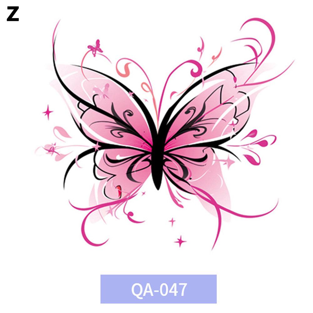 Красочные наклейки-тату с бабочками, водостойкие, долговечные, милые, японские, дофаминовые, смываемые татуировки G1S6