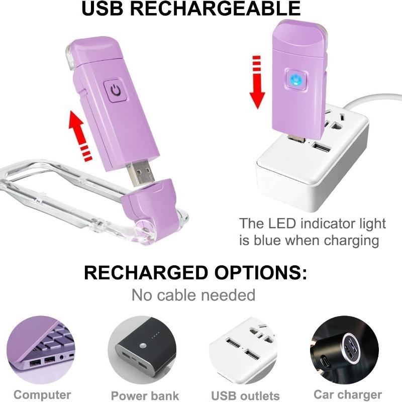 Мини Лампа для Чтения Клипса Светодиодная Маленький Ночник USB Зарядка Регулируемая Яркость Защита Глаз Портативная