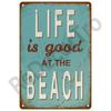 Metal Plate Home Wall Decor For Beach Bar Seaside House Surf Club Decorative Iron Painting Tin Sign Plaque Metal Sign Summer Art