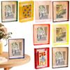 5 Inch Acrylic Photocard Holder Decorative Picture Display Stand Colored Photo Frame for Tabletop Gallery Display