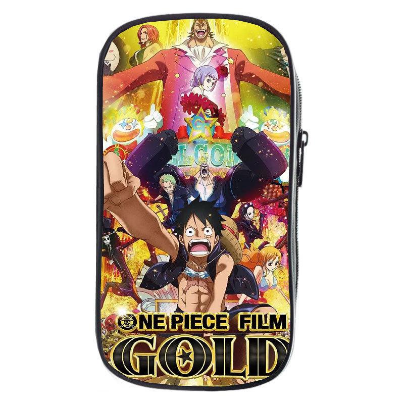 Мультфильм Аниме One Piece Луффи Зоро Санджи Марко Эйс Сабо Пенал Школьный Пенал Канцелярская Коробка Студенты Школьная Пеналы Сумки Подарки
