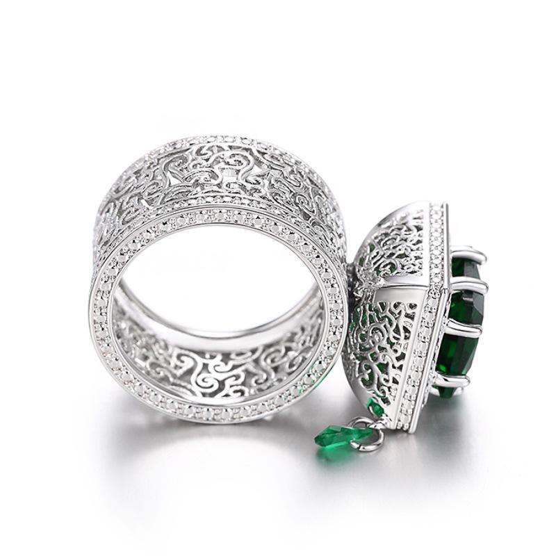 Роскошные геометрические кольца класса люкс, инкрустированные цирконами, для женщин, изысканный дизайн, обручальные кольца, модные аксессуары и ювелирные изделия.