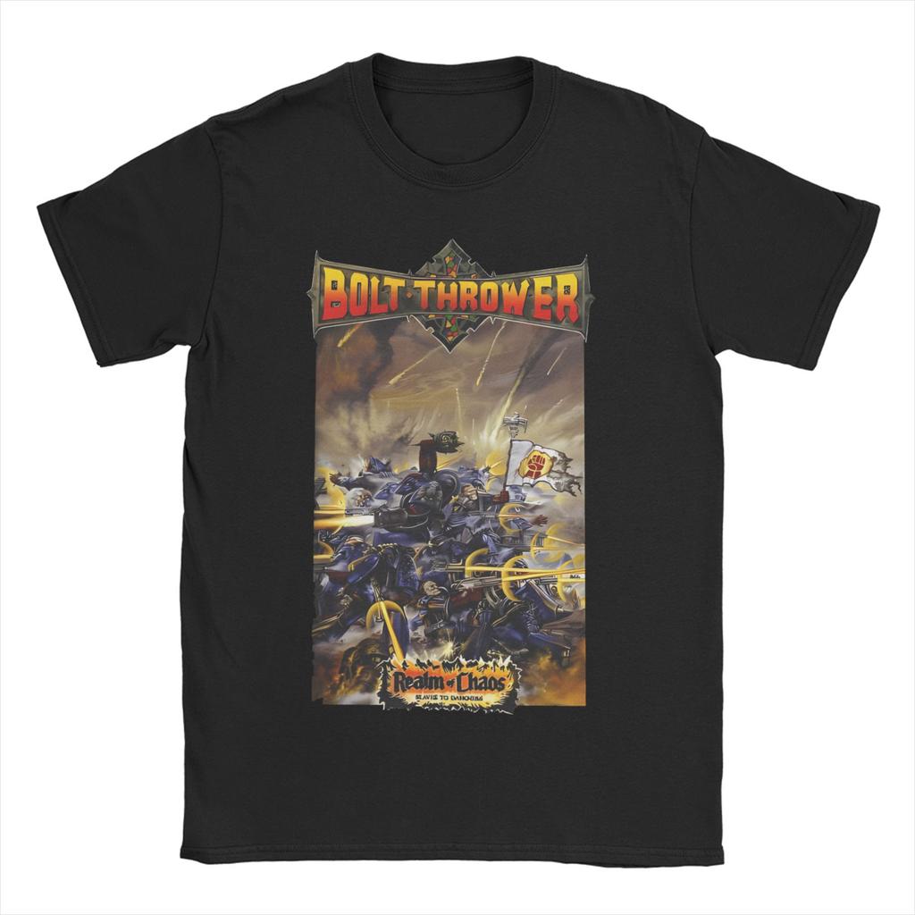Bolt Thrower Rock Band Logo T Shirts Men Women's Cotton Crazy T-Shirts Round Collar Tee Shirt Short Sleeve Clothes Summer