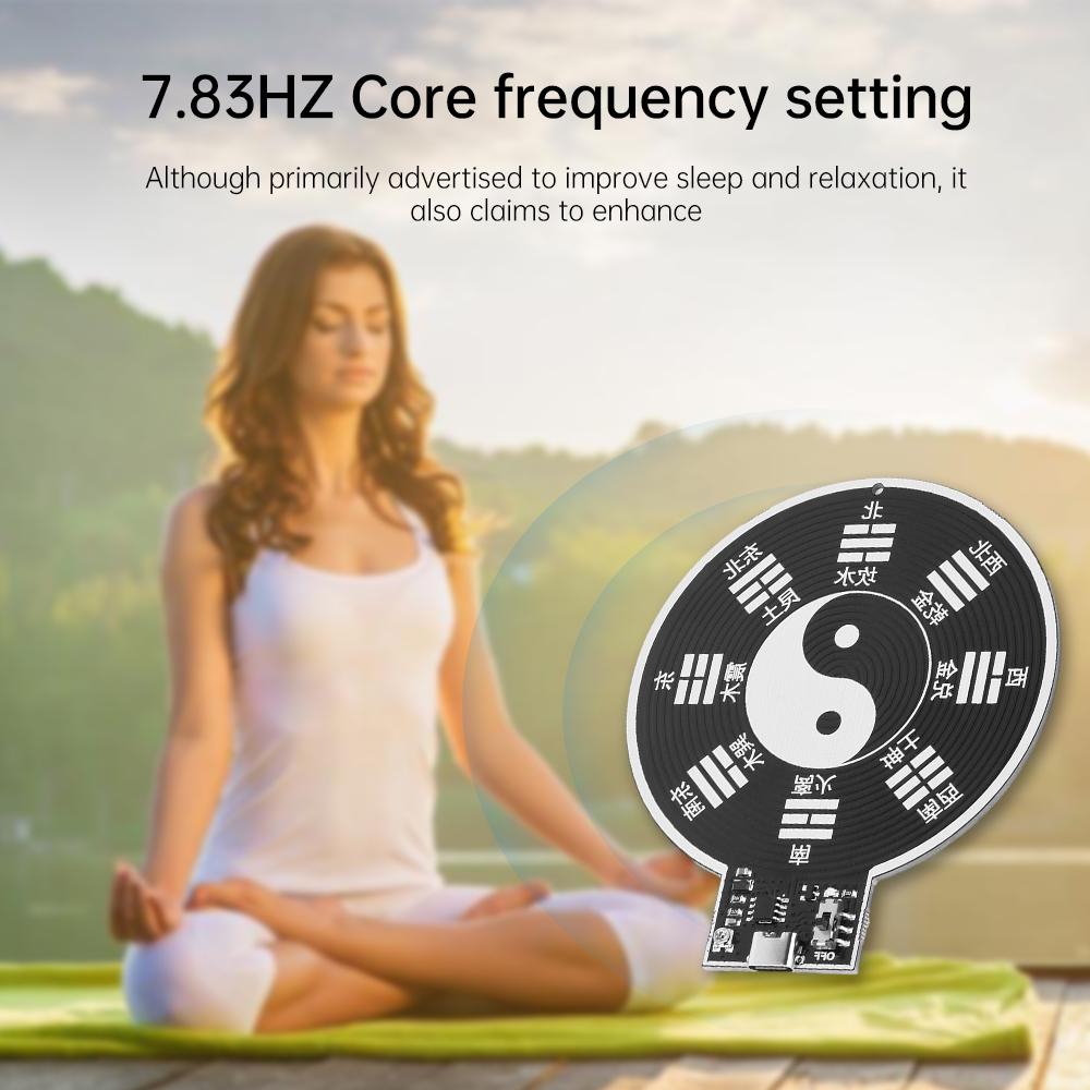 DC 5V 7.83HZ Schuman Generator Electromagnetic Wave Low Frequency Pulse Signal Generator TYPE-C Charging Stress Relief For Sleep