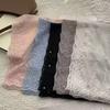 Lightweight Sunscreen Shawl Embroidered Flower Silk Scarf Elegant Lace Scarf  Women