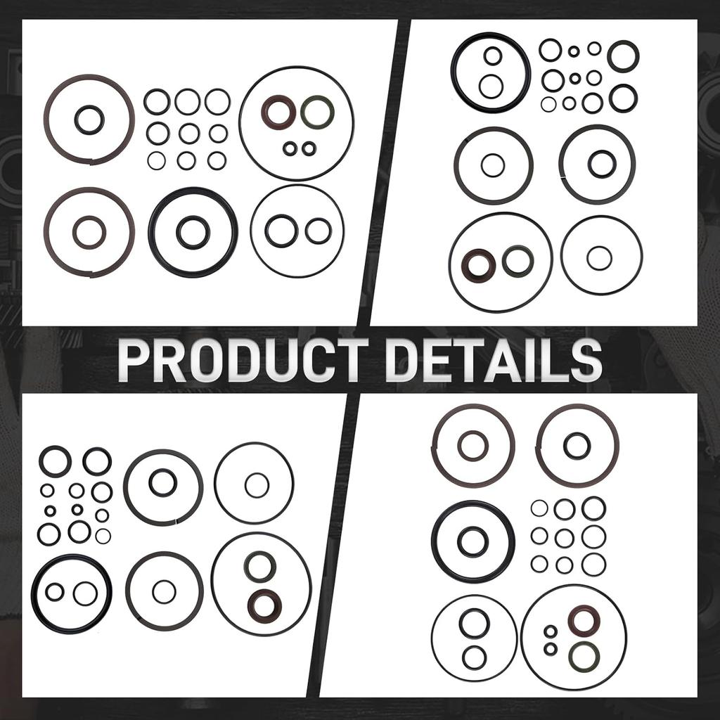 435567 New Trim and Tilt O-Ring and Seal Kits Compatible with BRP Johnson Evinrude 40 48 50 033566 0333496, 0912298, 091229, 0435567, 0339849