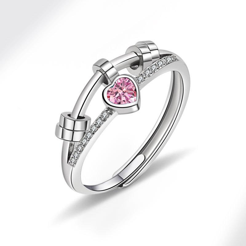 Женское персонализированное кольцо на палец с цирконием, кольца для женщин, обручальное кольцо из медного сплава золотого цвета, модные украшения на удачу, подарок, регулируемые женские кольца