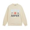 Rhude Vintage Letter Print Oversized Hoodie Men Women Casual Streetwear Sweatshirt