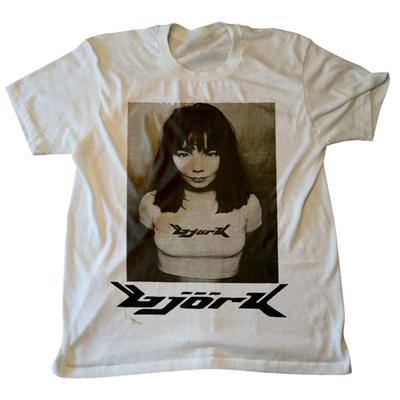 Футболка Bjork Debut Белая Ретро Классический Стиль Унисекс Футболка Перепечатка S-3XL