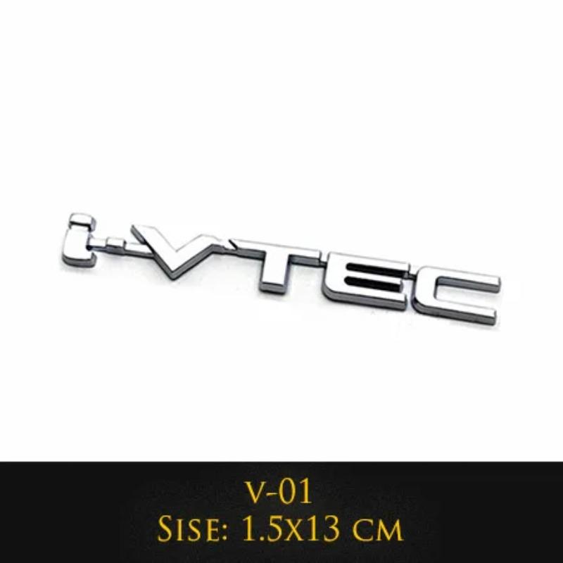 3D Металлическая Буквенная Наклейка Значок Ivtec Стиль Автомобиля Для Civic Логотип Автомобиля Задняя Крышка Багажника Наклейки Наклейки Авто Аксессуары
