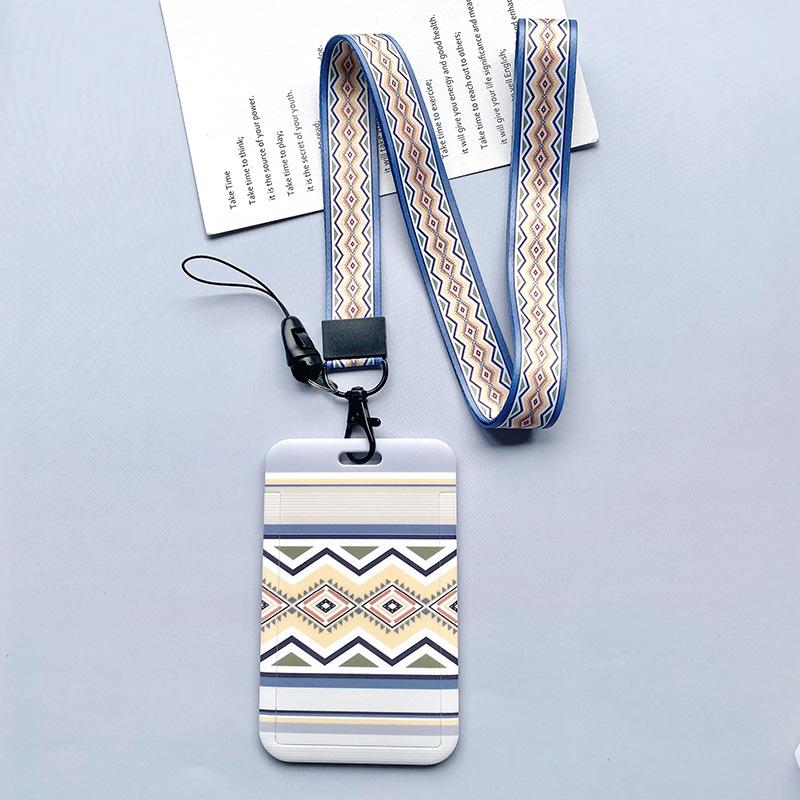 Cartoon Credential Card Holder Bags Doctor Nurse Neck Strap Lanyards Keychain Pass Card Holder Hang Rope Lariat Lanyard Gifts