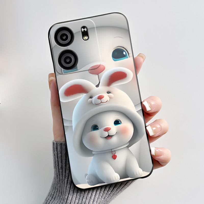 Black Phone Case For BLU View 5 Popular Cute Pink Cartoon Panda Pattern Shockproof For BLU View 5 Soft Silicone Back Cover