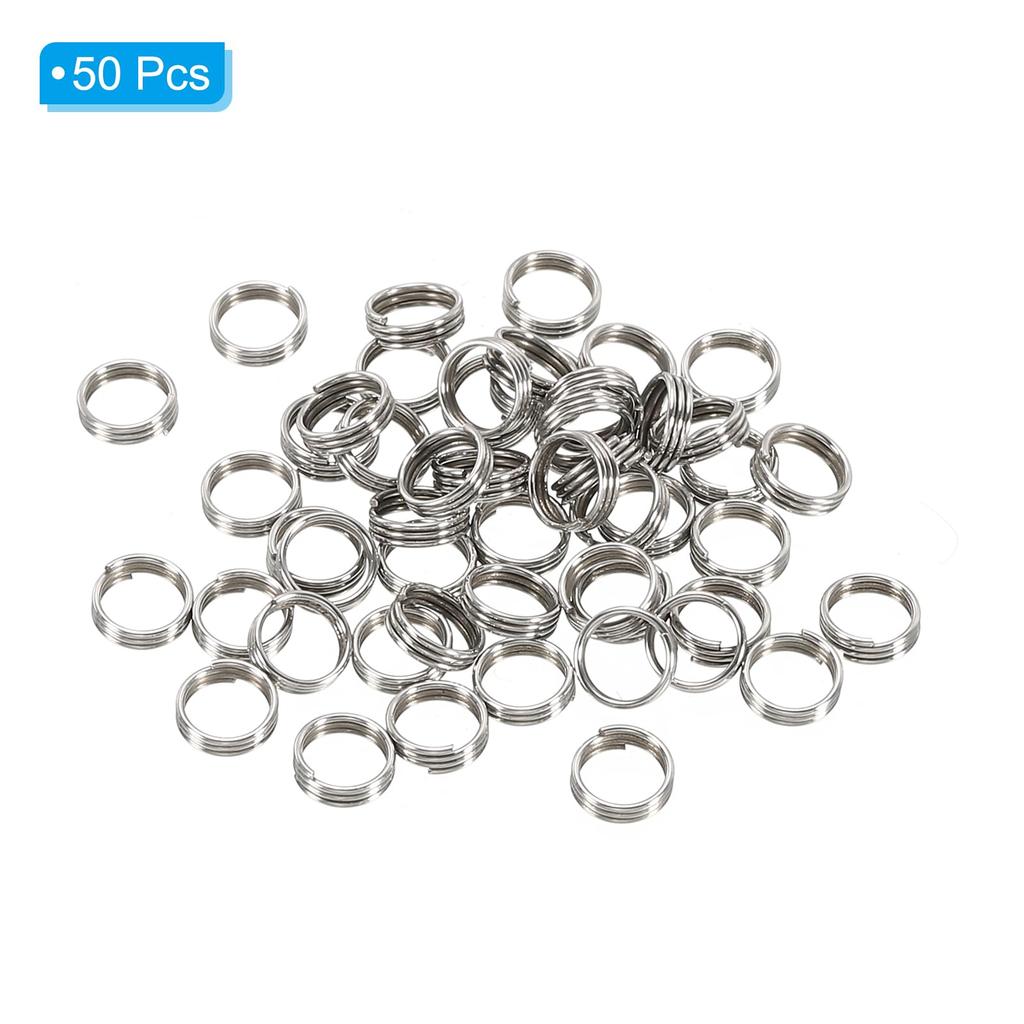 PATIKIL Dart Shaft Ring 50 Pieces Stainless Steel Dart for Strengthening Grip O-Ring