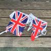 10m (32.8ft) 30 Flags UK British Flag String Flag Pennant Decoration Hanging Flag Pull Flag National Day Garden Decoration