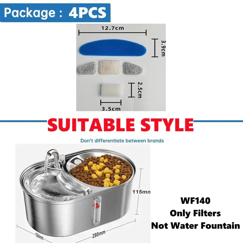 Поилка для кошек из нержавеющей стали, автоматический диспенсер для воды для домашних животных, 3 л, большая емкость, интеллектуальная система кормления, двойные миски