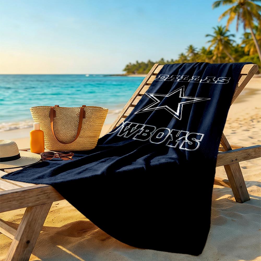 Dallas Beach Towel High Absorbency & Quick-Dry Comfortable Lightweight Suitable for Swimming, Gym, Camping, Yoga Vacation