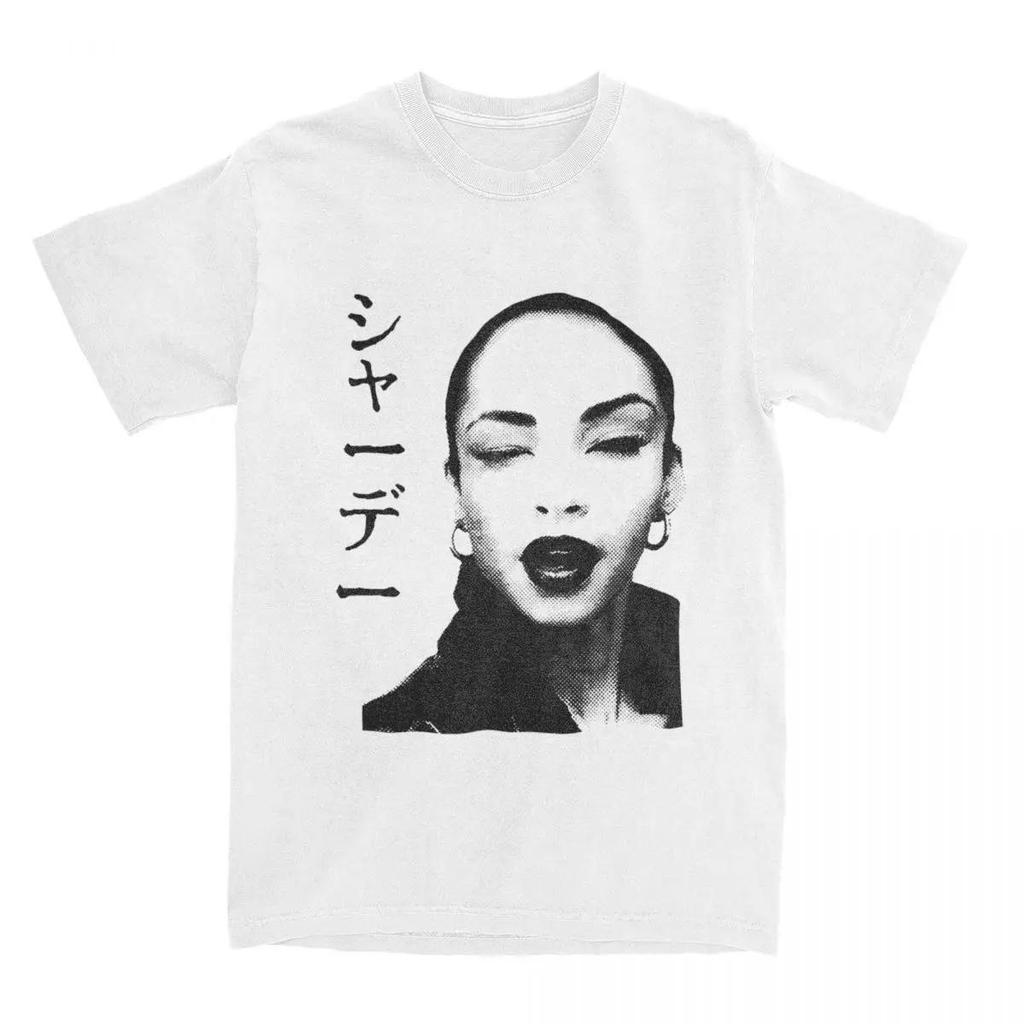Vintage S-Sade Adu Love Deluxe World Tour T Shirt Men's Cotton Fashion for Male T-Shirt O Neck Tees Short Sleeve Clothes