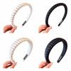 Black White Color Polka Dot Headband Non-Slip Temperament Hair Band Fashion Wide Headband  Casual
