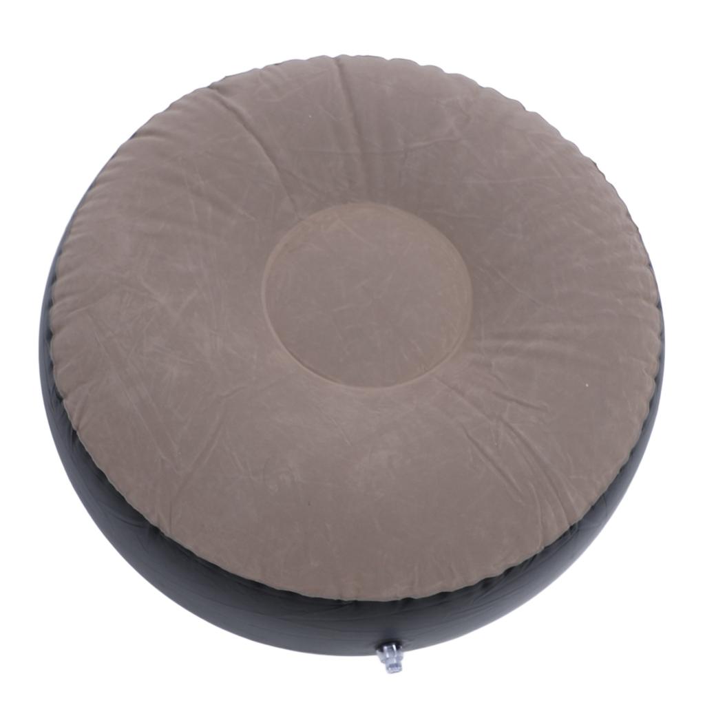 Надувной флокированный табурет Многоцелевой Легкий Портативный Эргономичный Дизайн Круглый Портативный