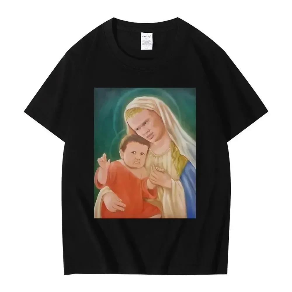 2024 Hasbulla Fighting T Shirt Mini Khabib Blogger T-Shirt Crew Neck Men Tees Retro Tops Funny Graphic Women T Shirt Streetwear