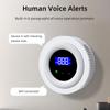 Tuya Wifi Устройство обнаружения утечки газа Прямое голосовое оповещение Удаленная сигнализация через приложение с отображением концентрации Питание от USB Высокодецибельный сигнал тревоги