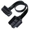 DCHAV OBD2 ODB II Cable Extension Cable Flat Ultra Thin 16 Pin 16 Core