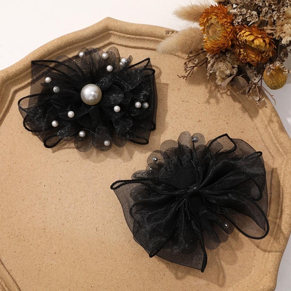 Feather Decor Pearl Feather Hair Accessory Pearl Embellishment DIY Craft Hair Ornament For Women