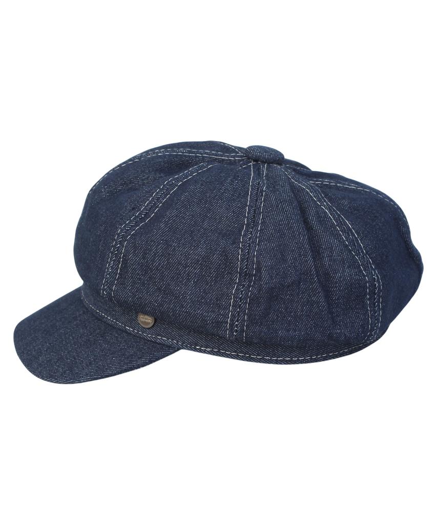 Кепка-газетчик Yunibeosyeolkemiseuteuli с логотипом Dark Denim