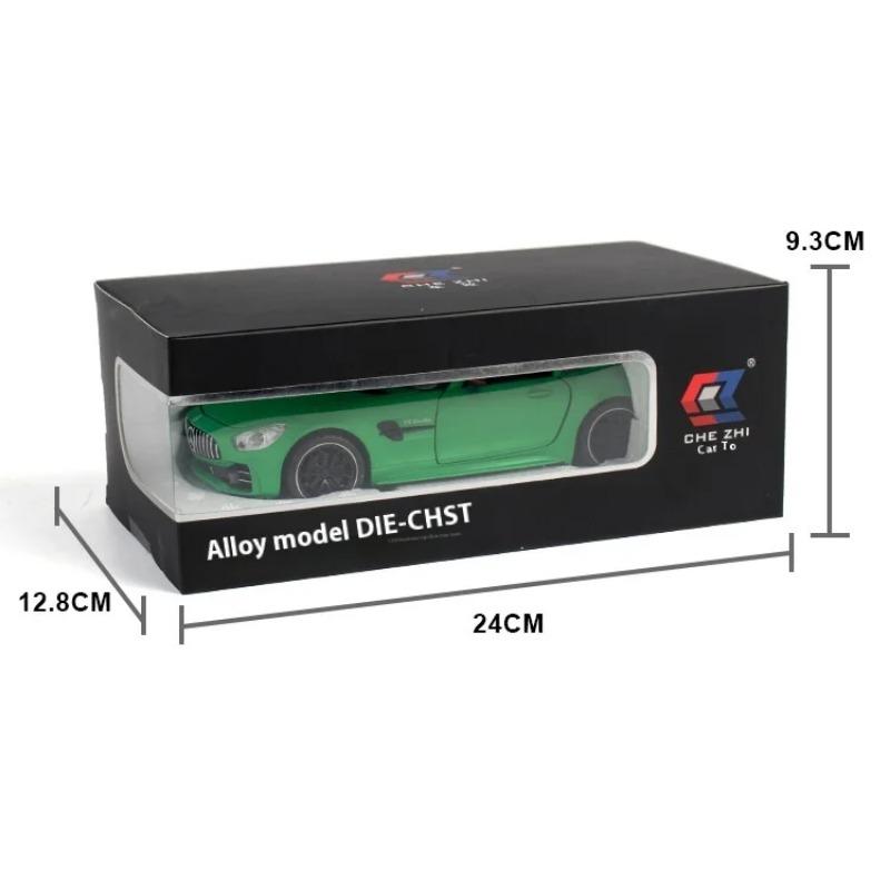 1/24 Scale Simulation Mercedes Benz GT AMG Alloy Sports Car Diecast Model Decorative Trendy Ornaments for Friend Gift Collection