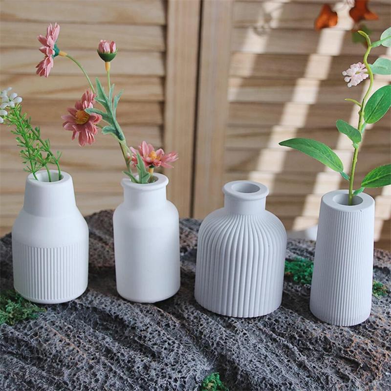 1шт DIY ваза для цветов украшения силиконовые формы для изготовления небольшой вазы