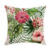 Plant Print Pillowcase, Breathable All-Season Pillow Cover, Nordic Tropical Plant Design Pillow Cover, Soft Decorative Cushion Case for Sofa Bed Chair