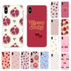 Чехол для телефона с фруктами, красным гранатом и вишней для iPhone 13 11 12 pro XS MAX 8 7 6 6S Plus X 5S SE 2020 XR