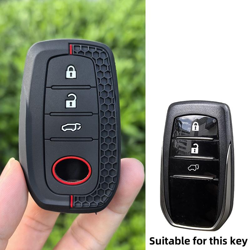 Чехол-оболочка для корпуса автомобильного ключа для Toyota Land Cruiser 200 Prado Crown Yaris Cross Hilux Innova Fortuner Camry Alphard Previa Vellfire