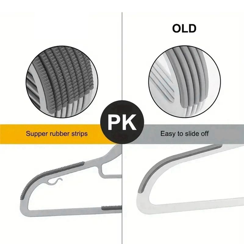 ABBY-Non-Slip Plastic Clothes Rack, Seamless Durableclothes Rack, Ideal For Home Use And Clothes Drying