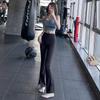 Брюки для йоги клеш с высокой посадкой и эффектом подтяжки бедер для бега и тренировок