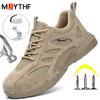 New Insulation 6Kv Safety Shoes Men Fashion Work Sneakers Composite Toe Security Protection Shoes Puncture-Proof Work Shoes Men