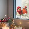Christmas Atmosphere Decoration Bird Glass Door And Window Stickers