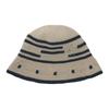 Basic Enchi Crochet Bucket Hat Crochet Bucket Hat Foldable Hand Washable Knit Color Scheme Casual All Seasons Free Size Beige Women's Men's