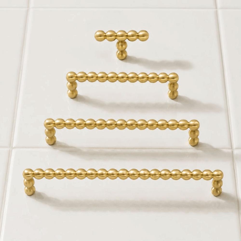 Small Round Ball Hardware Handle Solid Brass Cabinet Drawer Knobs Multipurpose