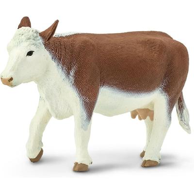 Сафари ООО. Фигурка коровы породы герефорд - Реалистичная модель 5,5 дюймов - Развивающая игрушка для мальчиков, девочек и детей от 1 года