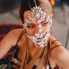 Stonefans Wedding Designer Bling Rhinestone Full Face Mask for Face Women Fashion New Crystal Carnival Party Luxury Mask Jewelry