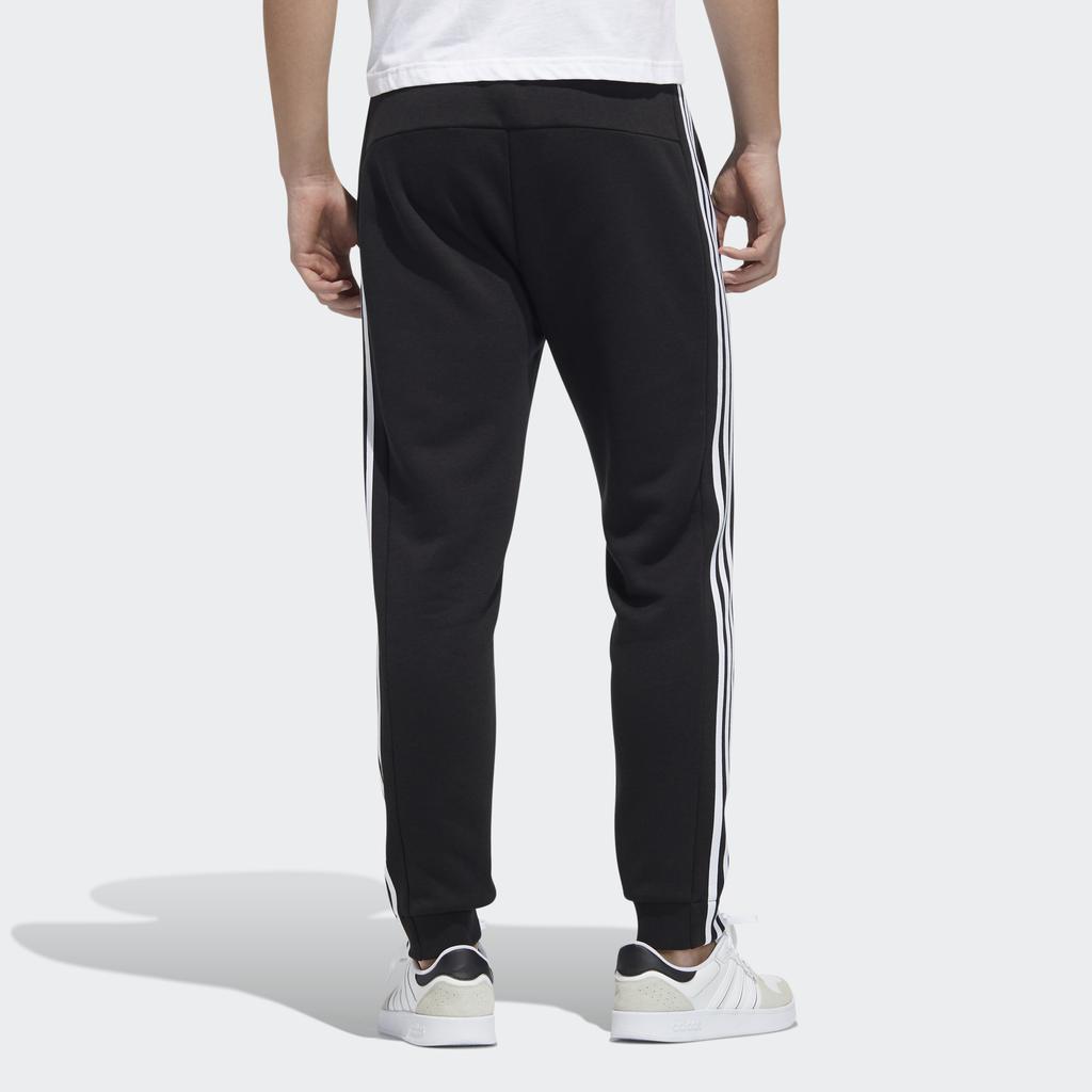 Adidas Neo Essential Вязаные спортивные брюки с манжетами Мужские брюки черные H52971
