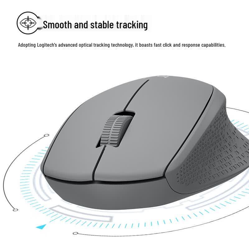 Logitech M330 Эргономичная беспроводная мышь для правой руки