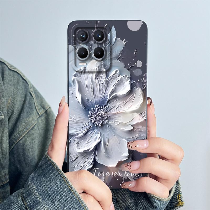 For OPPO Realme 8 4G RMX3085 Phone Case Realme8 Pro 4G RMX3081 Soft Capa Coque Sweet Painted Cartoon Shell Printed Funda Cover