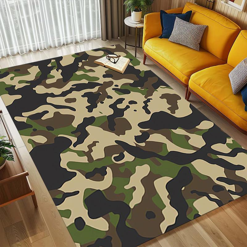 Camouflage Living Room Nonslip Area Rug Soft Carpet For Bedroom Game Playroom Sofa Office Home Decor Doormat Christmas Gift C9261347