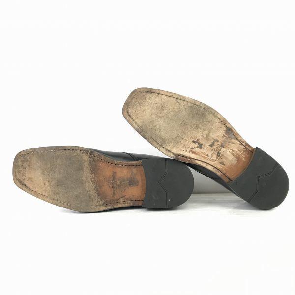 Russell & Bromley Кожаные туфли дерби с U-образным мыском, метод McKay, размер 26.0, черные(ИСПОЛЬЗОВАЛ)