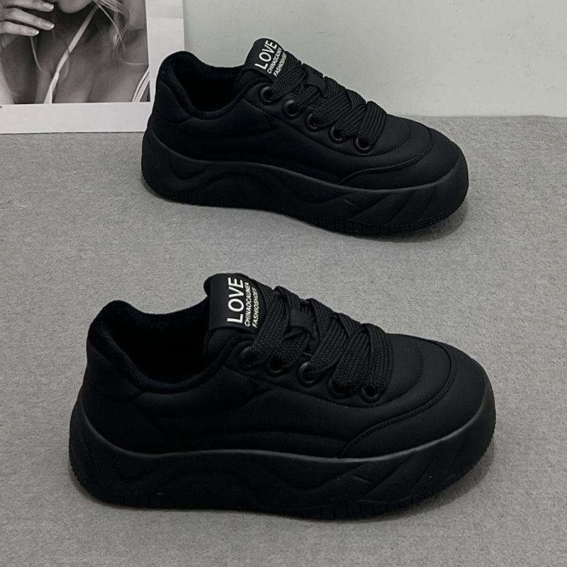 Spring New Muffin Versatile and High Sports and Leisure Bread Thick-soled Niche Design Women's Shoes