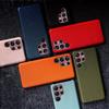 Высококачественный кожаный чехол из коровьей кожи для Samsung Galaxy S23 Ultra S24 S25 Plus S26 5G S22 S21+ S20 FE Note 20 Ultra Жесткий чехол для телефона