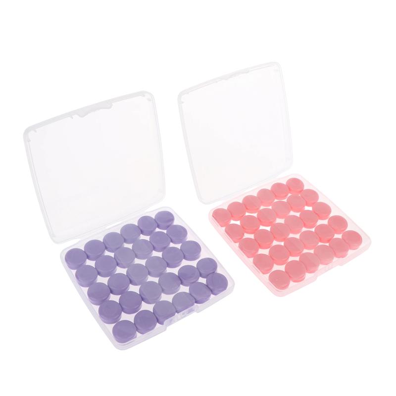 30 шт. Силиконовые беруши Многоразовые беруши Для сна Плавание Путешествия Работа Учеба Снижение шума Гибкие беруши
